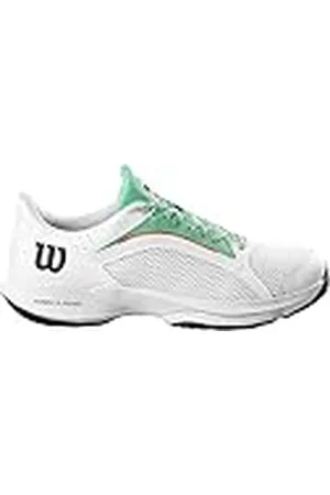 Wilson Hurakn 2.0, Padel Sneakers Mujer, White/Biscay Green, 42 EU