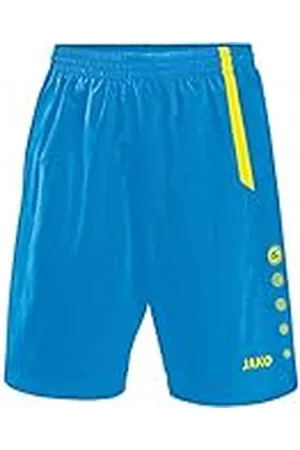 Jako Turin - Pantalones de Deporte para Hombre, Hombre, Pantalones Deportivos Turin., 4462, Azul/Amarillo neón., 128