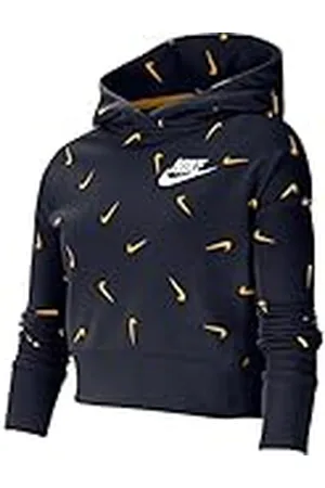 Nike Crop AOP - Sudadera con Capucha para niña, Niñas, Sudadera con Capucha para niña., CZ2566, , Extra-Large