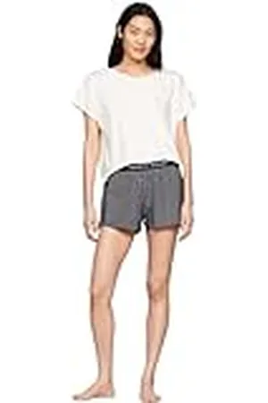 Tommy Hilfiger Conjunto de pijama Mujer Jersey corto, Blau (Azul), L