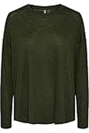 Pieces® Pcnollie LS Top Noos Camiseta de Manga Larga, , S para Mujer