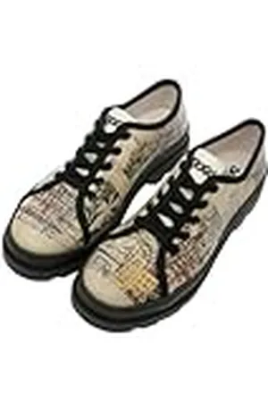 Dogo Alessandra, Zapatos Gruesos de Mujer, Take a Walk, Zapatos Veganos Estampados,40 EU
