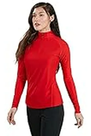 Berghaus Camiseta de Manga Larga 24/7 con Media Cremallera para Mujer, Mujer, Camiseta, 4A001070GW2, , 48