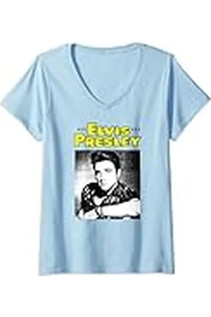 Elvis Presley Portait Oficial de Camiseta Cuello V