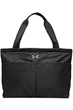 Under Armour Studio Lite Tote Bag, Bolsa de Mano para Mujer, Negro/Castlerock, Talla única