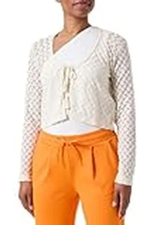 VILA Visolira O-Neck L/S Cardigan Suéter, , L para Mujer