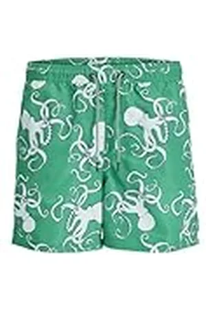 JACK & JONES Jpstfiji Jjswim AOP Ss24 LY Pls Bañador Corto, , 42 para Hombre