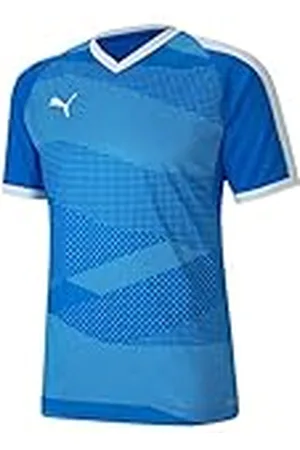 PUMA Teamfinal Indoor Jersey Camiseta, Hombre, Electric Blue Lemonade White, S