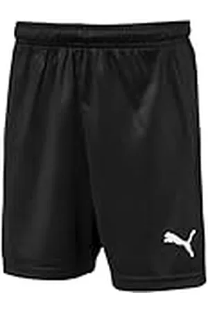 PUMA Unisex niños Pantalones Cortos de Fútbol, Negro (Black/White), 128
