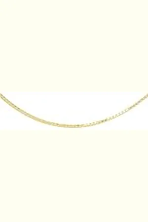 Amazon Collar de Cadena en Forma de Caja de de 9 Quilates, 46 cm a 51 cm (previamente Amazon Collection)
