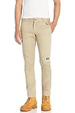 Dickies Hombre, Pantalón utilitario con Doble Rodillera de Corte Recto ceñido, , 38W / 32L