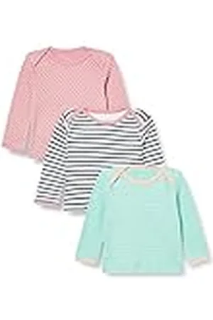 CARE LABEL Camiseta Manga Larga Bebe (Pack de 3 y pack de 6)