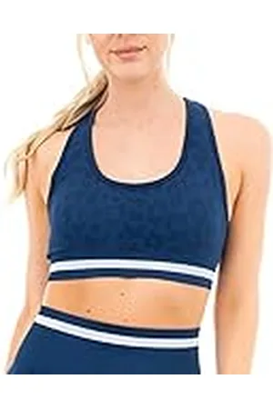 M17 Leopard Print Seamless Bra Sujetador Deportivo, , L para Mujer