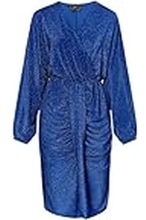 NAEMI Abendkleid mit Glanzgarn, , S Mujeres