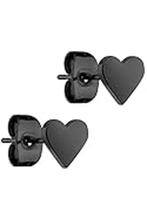 Tamaris Pendiente para mujer en forma de corazón, 0,7 cm, Acero inoxidable, Ninguno