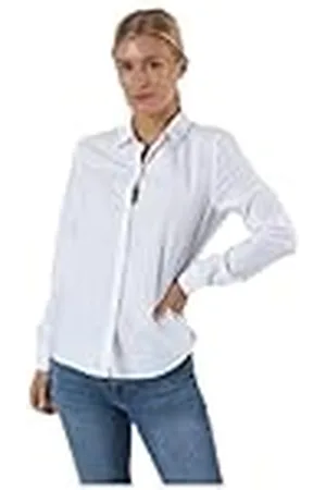 Pieces® Pcirena LS Oxford Shirt Noos, Blusa Mujer, , 42 (Talla del Fabricante: X-Large)