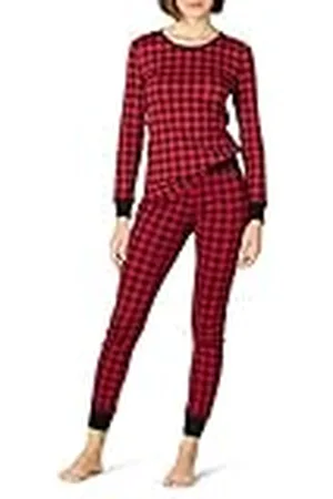 Amazon Conjunto de Pijama de Algodón Abrigado (Disponible en Tallas Grandes) Mujer, , XXL