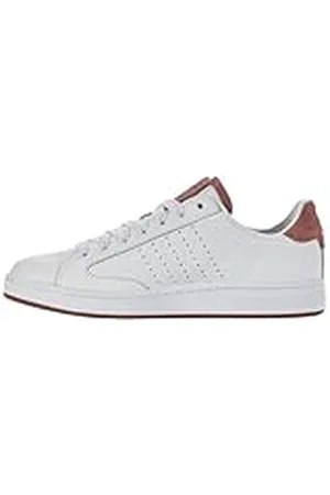 K-Swiss Lozan Klub LTH, Zapatillas De Las Mujeres, Wht/Wht/Light Mahogany SD, 41 EU