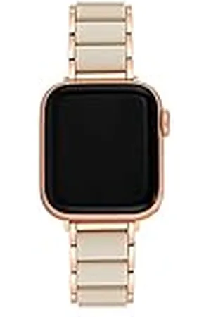 Anne Klein Moderna pulsera de goma de repuesto para Apple iWatch, segura, ajustable, se adapta a la mayoría de muñecas, , 38/40/41mm