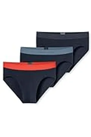 Schiesser Herren 3 Pack Slips Bio Baumwolle-95/5 Multipacks Ropa Interior, , 3XL Hombres