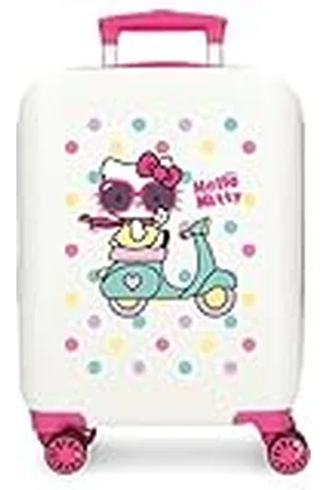 Hello Kitty Girl Gang Maleta de Cabina Rosa 33x50x20 cms Rígida ABS Cierre de combinación Lateral 28,4L 2 kgs 4 Ruedas Dobles Equipaje Mano