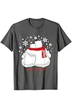 Coca-Cola Osos polares y copos de nieve navideños de Coca Cola Camiseta