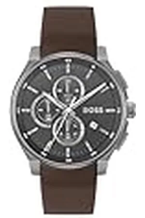 HUGO BOSS Reloj Cronógrafo de Cuarzo para Hombre Colección Peak 2.0 con Correa de Cuero - 1514187