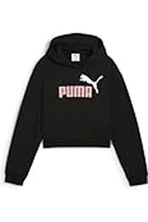 PUMA ESS 2 Color No. 1 Logo​ Short Length Hoodie TR G, Sudaderas con Capucha Niñas, Black
