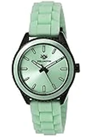 Daniel Wellington WN508-690A - Reloj analógico de Cuarzo para Mujer con Correa de Silicona, Color Verde