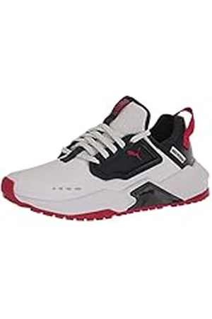 PUMA GS.One, Zapatos de Golf Hombre, White Navy Blazer Ski Patrol, 45 EU