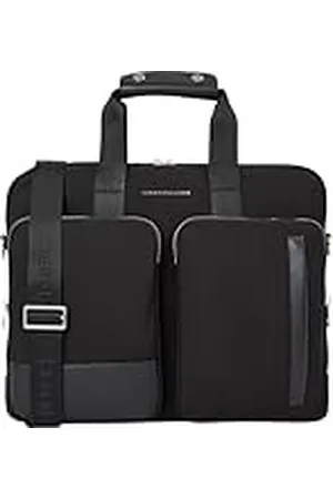 Tommy Hilfiger Maletín para portátil Hombre Business Nylon con bolsillo exterior, Negro (Black), Talla Única