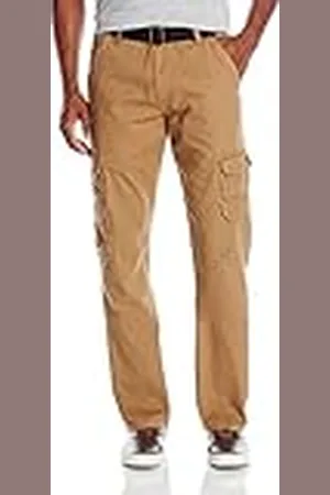 Wrangler Pantalón Cargo de Sarga de Ajuste Relajado para Hombre (Logan) Casual, , 31W/30L