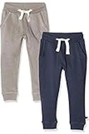 Minymo Basic 36-Sweat Pant (2-Pack) Pantalón, Azul, 116 (Pack de 2) para Niños