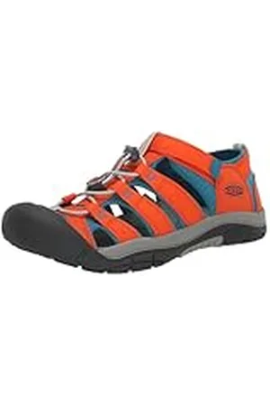 Keen Newport H2, Sandalias para Unisex niños, Amarillo (Safety Orange/Fjord Blue), 24 EU