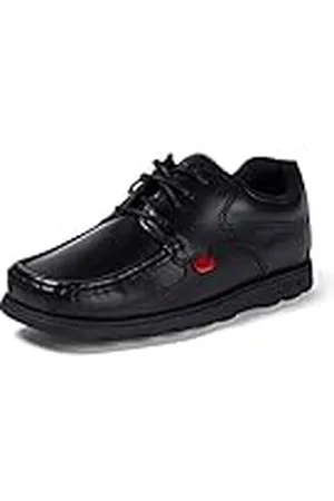 Kickers Fragma Lace Leather Derby S Shoes, Zapatos de Cordones Hombre, (Black), 39 EU