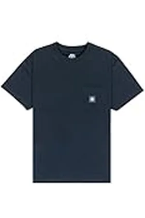 Element Camiseta de Punto de Manga Corta Icon Label Pocket SS Y Niño Azul L/14, , 14 años