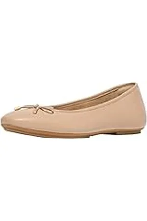FitFlop Delicato Bow-Bailarinas de Piel Suave, Zapato Mujer, , 42.5 EU