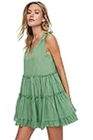 Trendyol Vestido de Playa de Gasa de Gran tamaño, , 36 para Mujer
