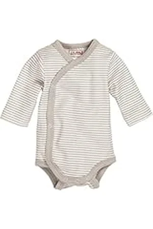 Playshoes Wrap Body Ringel Bebe Unisex niños, Beige (Beige/White), 44