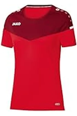 Jako Champ 2.0 Camiseta, Mujer, Rojo/Vino, 40