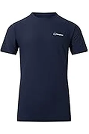 Berghaus Camiseta de Manga Corta para Hombre 24/7 Crew Tech Baselayer (Paquete de 1)