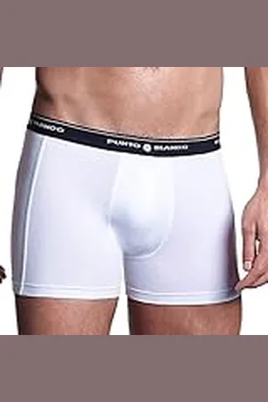 Punto Blanco Triplo Bóxer Basix, Bóxer para Hombre, , Medium (Tamaño del fabricante:48)