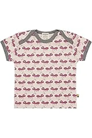 loud + proud Camiseta con Estampado de Hormigas, Certificado Gots, , 62/68 cm Unisex bebé