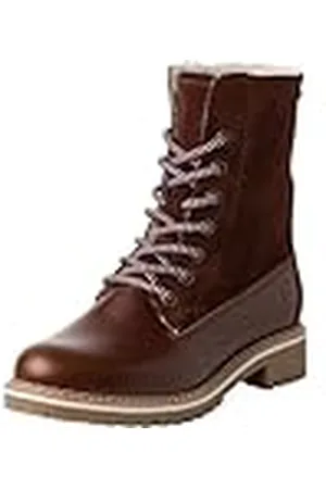 Tamaris Botines de Forro Cálido para Mujer, Piel, Tacón Cuadrado, Duo-Tex, , 39 EU