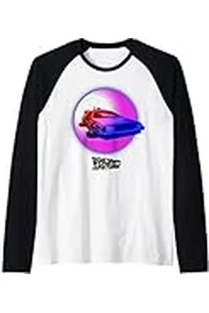 Back To The Future 35 aniversario de Regreso al futuro: DeLorean Portal Camiseta Manga Raglan