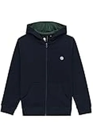 Element Cornell Classic - Sudadera con Capucha y Cremallera - Niños 8-16 - Azul