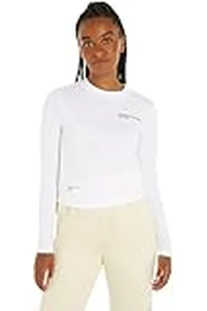 Calvin Klein Jeans Multi Placement Long Sleeve tee J20J222644 Camisetas de Manga Larga, , XXL para Mujer