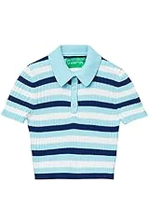Benetton Camiseta Polo M 1298e300h Suéter, , Mujer