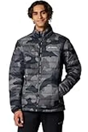 Columbia Chaqueta Estampada para Hombre, Powder Lite II