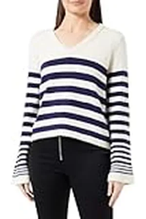 VERO MODA VMHURRICANE LS V-Neck Pullover GA BF Suéter pulóver, , L para Mujer